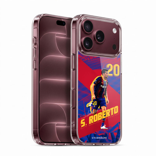 FC Barcelona 2020/21 First Team Group 1 Sergio Roberto Soft Gel Case for Apple iPhone 18 Pro