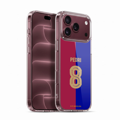 FC Barcelona 2024/25 Players Home Kit Pedri Soft Gel Case for Apple iPhone 18 Pro Max