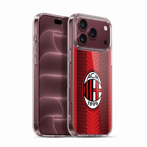 AC Milan 2023/24 Crest Kit Home Soft Gel Case for Apple iPhone 18 Pro Max