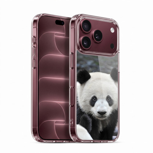 Head Case Designs Wildlife Close-Up Panda Soft Gel Case for Apple iPhone 18 Pro