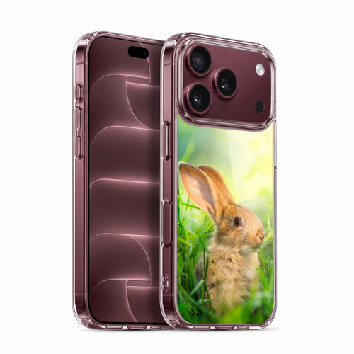 Head Case Designs Wildlife Little Easter Rabbit Soft Gel Case for Apple iPhone 18 Pro