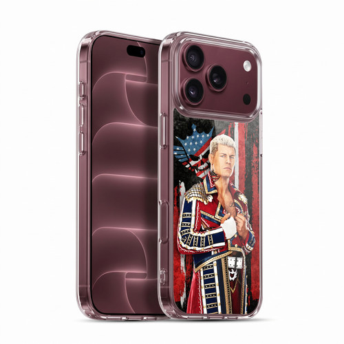 WWE Cody Rhodes American Nightmare Flag Soft Gel Case for Apple iPhone 18 Pro Max