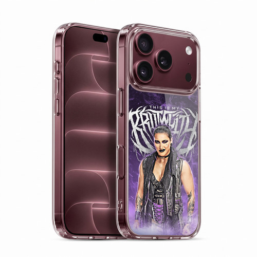 WWE Rhea Ripley This Is My Brutality Soft Gel Case for Apple iPhone 18 Pro