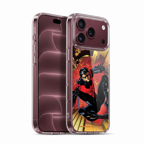 Batman DC Comics Nightwing Red Logo Suit #1 2011 Soft Gel Case for Apple iPhone 18 Pro Max