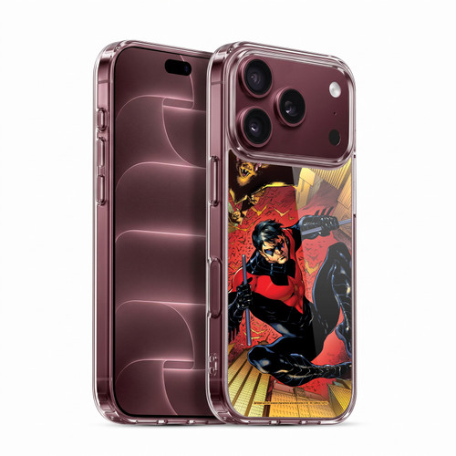 Batman DC Comics Nightwing Red Logo Suit #1 2011 Soft Gel Case for Apple iPhone 18 Pro