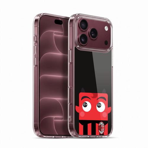 AC Milan Art Mascotte Soft Gel Case for Apple iPhone 18 Pro Max