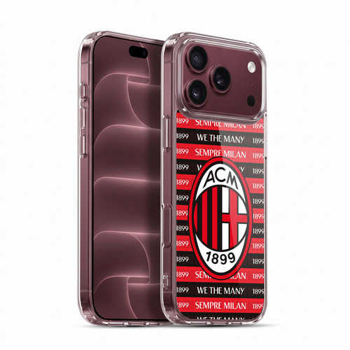 AC Milan Art Milan 1899 Soft Gel Case for Apple iPhone 18 Pro Max