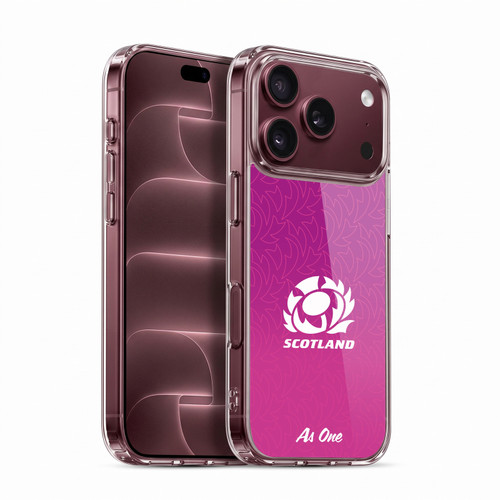 Scotland Rugby Graphics Gradient Pattern Soft Gel Case for Apple iPhone 18 Pro