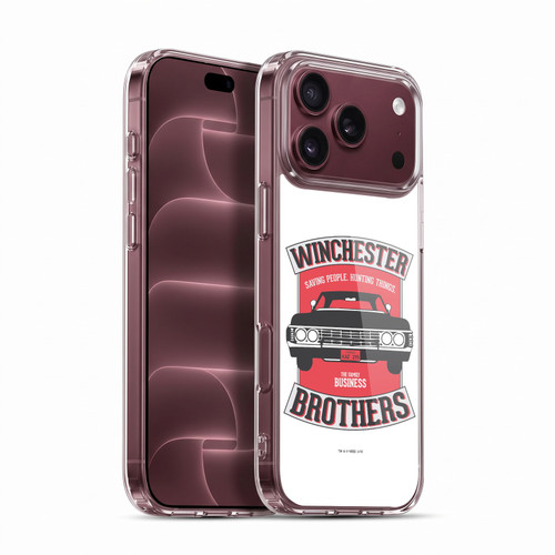 Supernatural Vectors Winchester Brothers 2 Soft Gel Case for Apple iPhone 18 Pro Max
