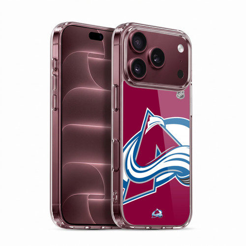 NHL Colorado Avalanche Oversized Soft Gel Case for Apple iPhone 18 Pro