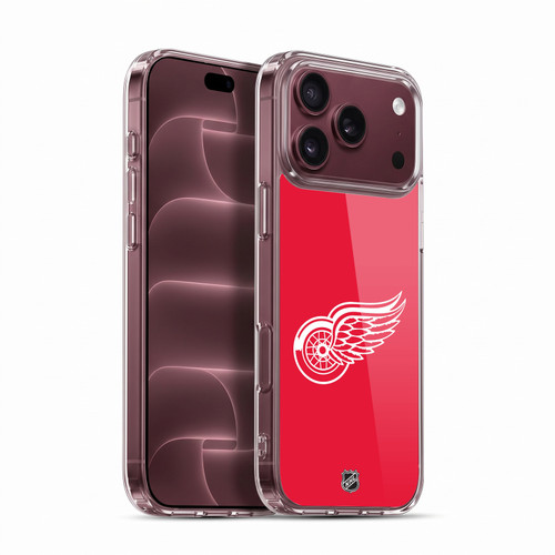 NHL Detroit Red Wings Plain Soft Gel Case for Apple iPhone 18 Pro Max