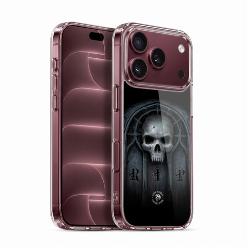 Anne Stokes Gothic Await The Night Skull Soft Gel Case for Apple iPhone 18 Pro