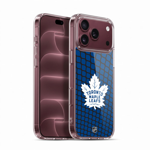 NHL Toronto Maple Leafs Net Pattern Soft Gel Case for Apple iPhone 18 Pro Max