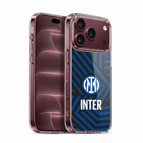 Fc Internazionale Milano Patterns Abstract 1 Soft Gel Case for Apple iPhone 18 Pro