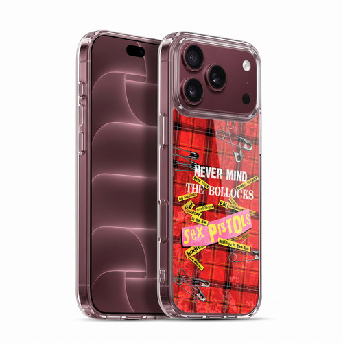 Sex Pistols Band Art Tartan Print Song Art Soft Gel Case for Apple iPhone 18 Pro Max