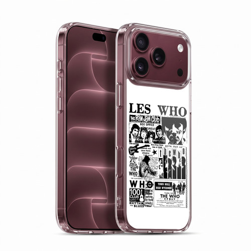 The Who Band Art Les Who Soft Gel Case for Apple iPhone 18 Pro Max