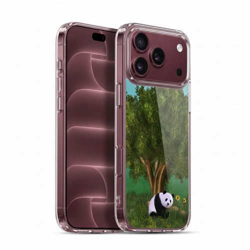 Simone Gatterwe Nature Portraits Cute Panda Soft Gel Case for Apple iPhone 18 Pro Max