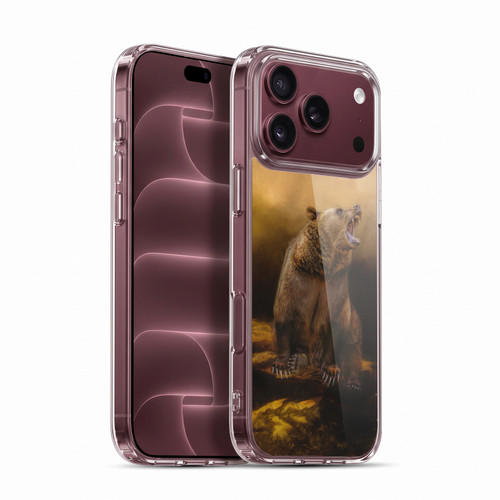 Simone Gatterwe Nature Portraits Roaring Grizzly Bear Soft Gel Case for Apple iPhone 18 Pro Max