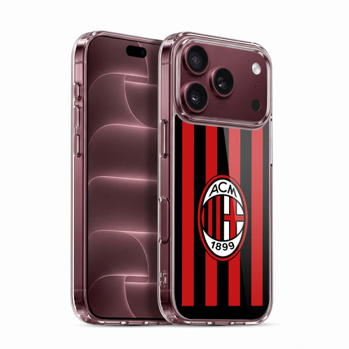 AC Milan 2022/23 Home Kit Soft Gel Case for Apple iPhone 18 Pro