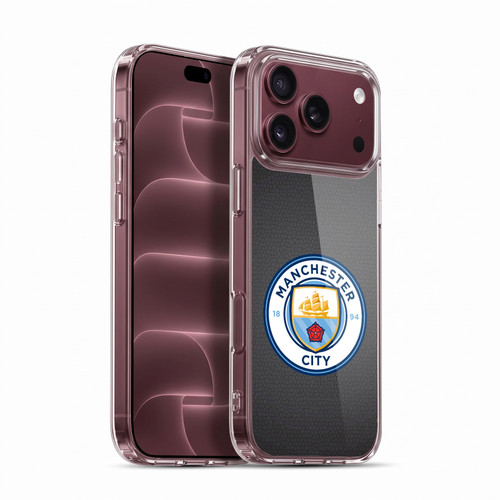 Manchester City Man City FC Badge Pixels Black Mosaic Full Colour Soft Gel Case for Apple iPhone 18 Pro Max