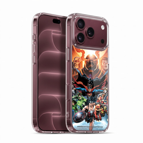 Justice League DC Comics Comic Book Covers #10 Darkseid War Soft Gel Case for Apple iPhone 18 Pro Max