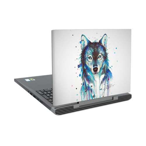 Pixie Cold Animals Ice Wolf Vinyl Sticker Skin Decal Cover for Dell Inspiron 15 7000 P65F