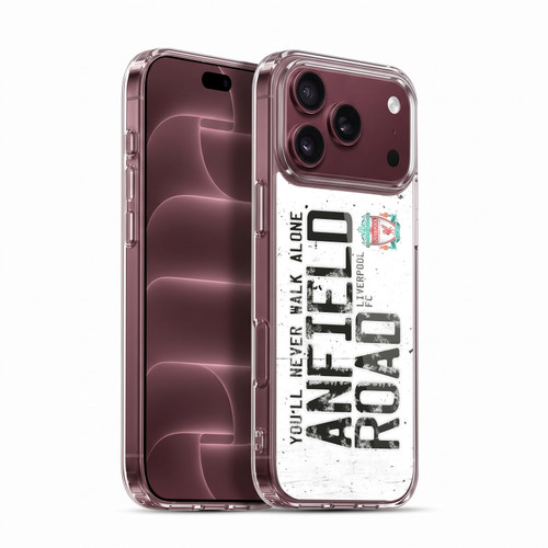 Liverpool Football Club Crest You'Ll Never Walk Alone Anfield Road White Soft Gel Case for Apple iPhone 18 Pro Max