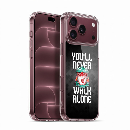 Liverpool Football Club Crest You'Ll Never Walk Alone Grey Pixel Plain Soft Gel Case for Apple iPhone 18 Pro Max