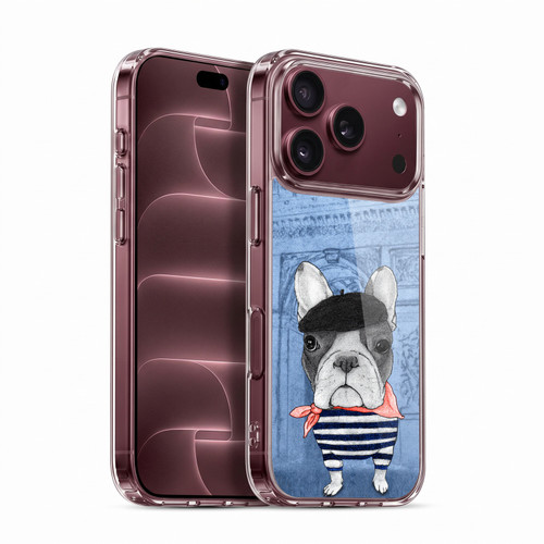 Barruf Dogs French Bulldog Soft Gel Case for Apple iPhone 18 Pro