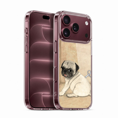 Barruf Dogs Pug Toy Soft Gel Case for Apple iPhone 18 Pro