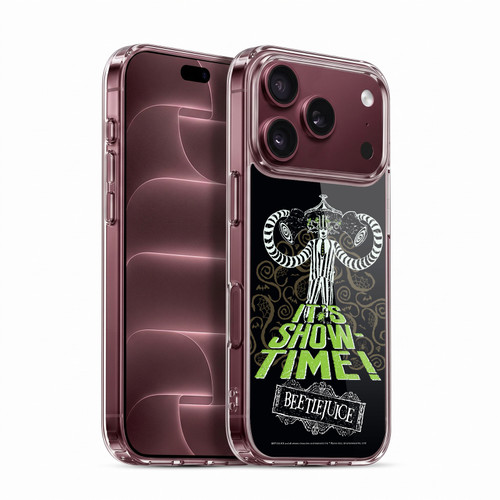 Beetlejuice Graphics Show Time Soft Gel Case for Apple iPhone 18 Pro