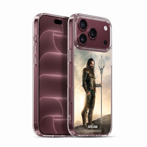 Justice League Movie Character Posters Aquaman Soft Gel Case for Apple iPhone 18 Pro Max