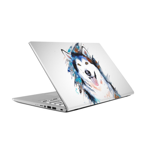 Pixie Cold Animals Husky Vinyl Sticker Skin Decal Cover for Asus Vivobook 14 X409FA-EK555T