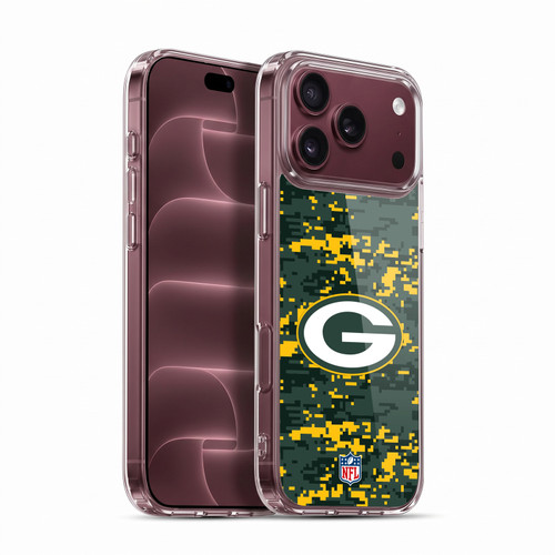 NFL Green Bay Packers Graphics Digital Camouflage Soft Gel Case for Apple iPhone 18 Pro Max