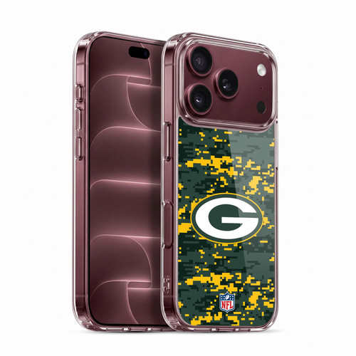 NFL Green Bay Packers Graphics Digital Camouflage Soft Gel Case for Apple iPhone 18 Pro