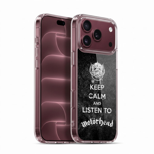 Motorhead Key Art Keep Calm Soft Gel Case for Apple iPhone 18 Pro Max
