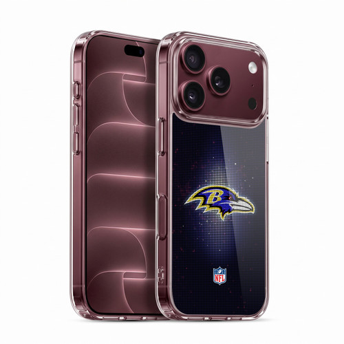 NFL Baltimore Ravens Artwork LED Soft Gel Case for Apple iPhone 18 Pro