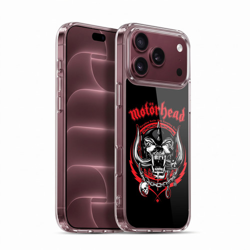 Motorhead Logo Everything Louder Than Everything Else Soft Gel Case for Apple iPhone 18 Pro Max