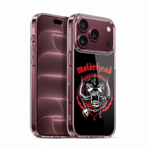 Motorhead Logo Everything Louder Than Everything Else Soft Gel Case for Apple iPhone 18 Pro