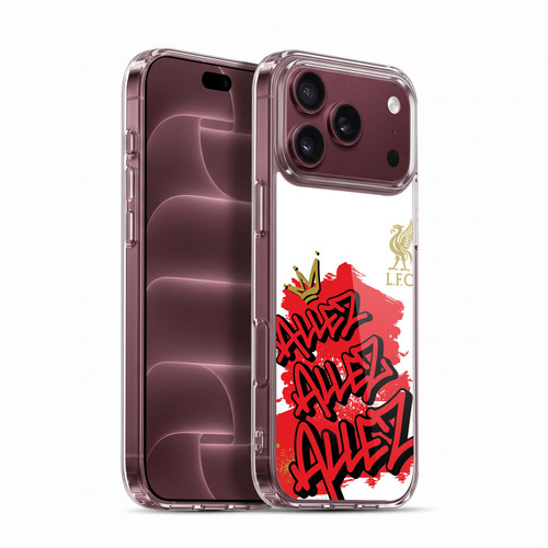 Liverpool Football Club Graffiti Art Allez Allez Allez Gold Soft Gel Case for Apple iPhone 18 Pro Max