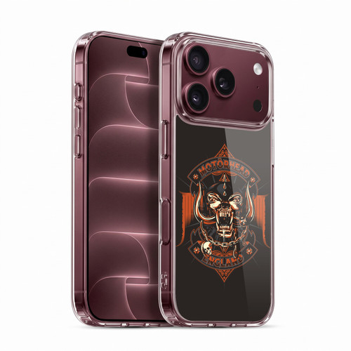 Motorhead Logo Snaggletooth Logo Soft Gel Case for Apple iPhone 18 Pro