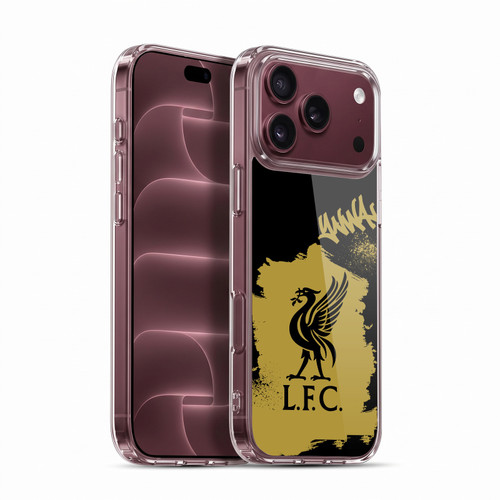 Liverpool Football Club Graffiti Art Liverbird In Black Soft Gel Case for Apple iPhone 18 Pro Max