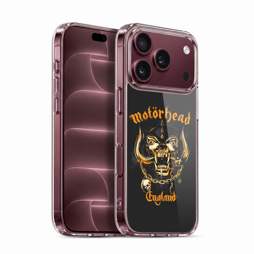Motorhead Logo Warpig England Soft Gel Case for Apple iPhone 18 Pro