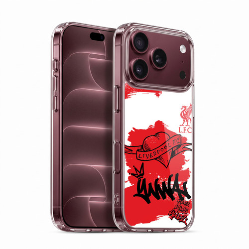 Liverpool Football Club Graffiti Art Full Tag Red Soft Gel Case for Apple iPhone 18 Pro