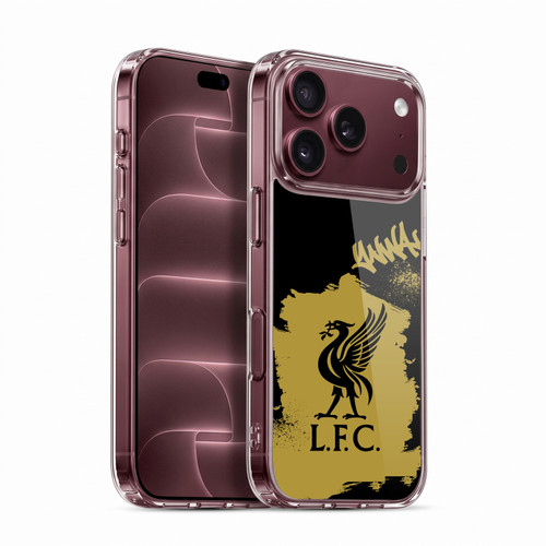 Liverpool Football Club Graffiti Art Liverbird In Black Soft Gel Case for Apple iPhone 18 Pro