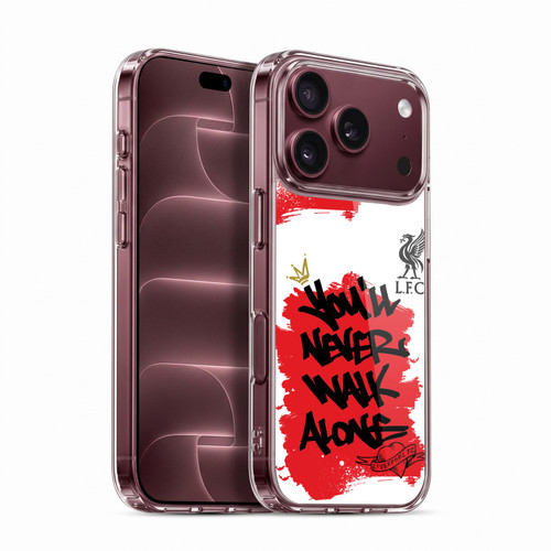 Liverpool Football Club Graffiti Art YNWA Soft Gel Case for Apple iPhone 18 Pro