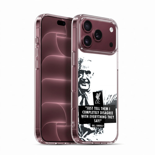 Liverpool Football Club Bill Shankly Quotes Disagree Black Soft Gel Case for Apple iPhone 18 Pro Max