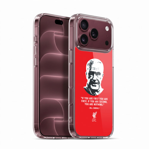 Liverpool Football Club Bill Shankly Quotes No Second Red Soft Gel Case for Apple iPhone 18 Pro Max