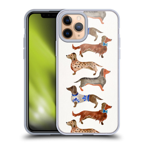 Cat Coquillette Animals Dachshunds Soft Gel Case for Apple iPhone 11 Pro