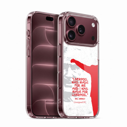 Liverpool Football Club Bill Shankly Quotes Made For Liverpool Soft Gel Case for Apple iPhone 18 Pro
